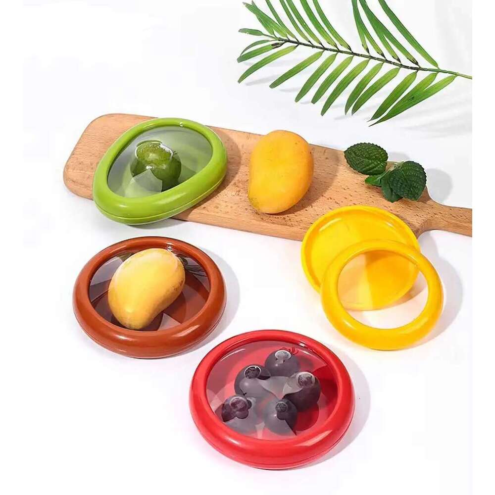 Crisper Transparent Reusable Fresh Storage Refrigerator Portable Sealed Box for Fruits and Vegetables