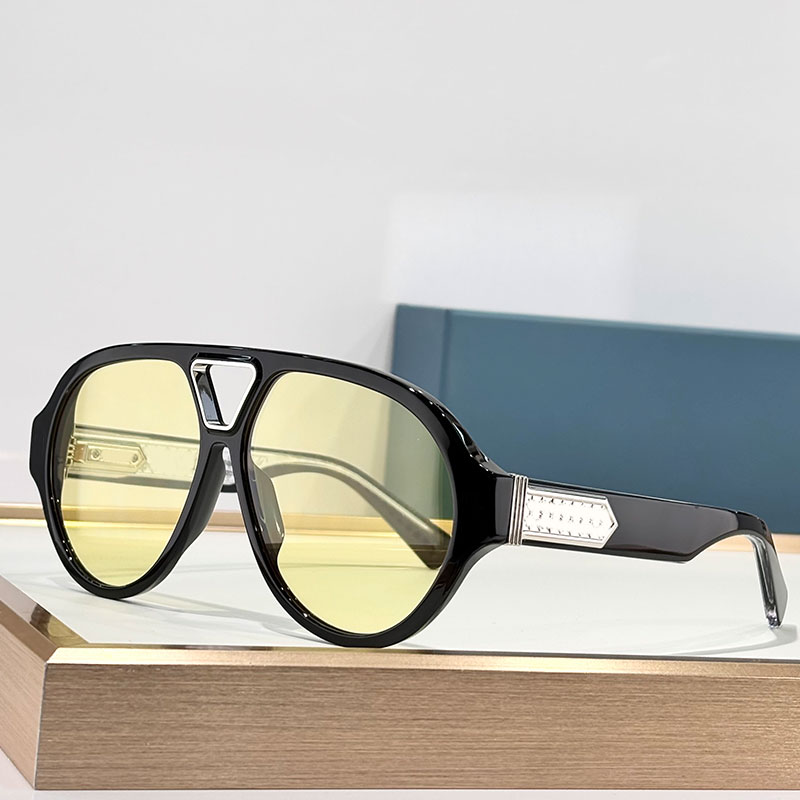 Top designer mens SUNSET SUNGLASSES Women mask sunglasses UV400 protective acetate style metal frame goggles Large frame Miss oval glasses top quality