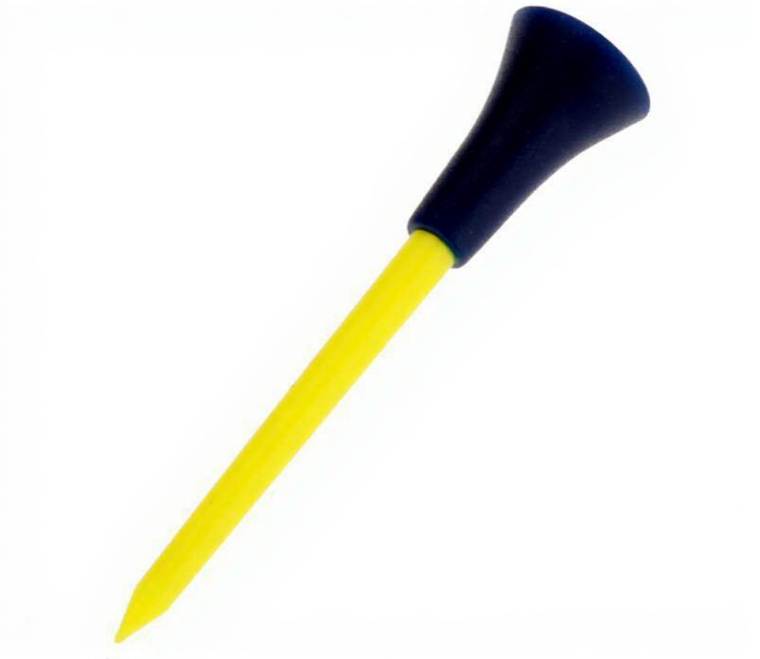 WholePlastic Golf Tees Multi Color Rubber Cushion Top Golf Tee 80mm Golf Accessories 100 PcsLot hxl