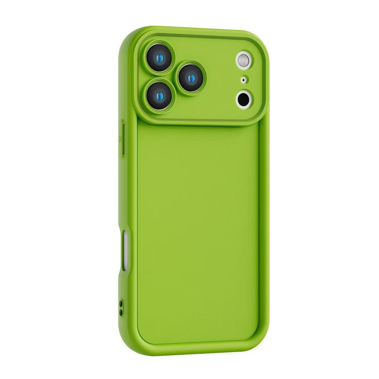 Solid Color Thickened Diamond Sand Case for Apple 17 iPhone 14 Simple 16 15 Pro Anti-Fingerprint