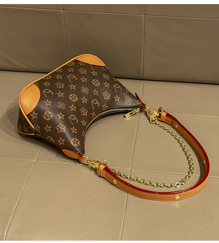 Fashion elegant women's bag 2026s new print design arrival versatile shoulder bag free shipping hot sale