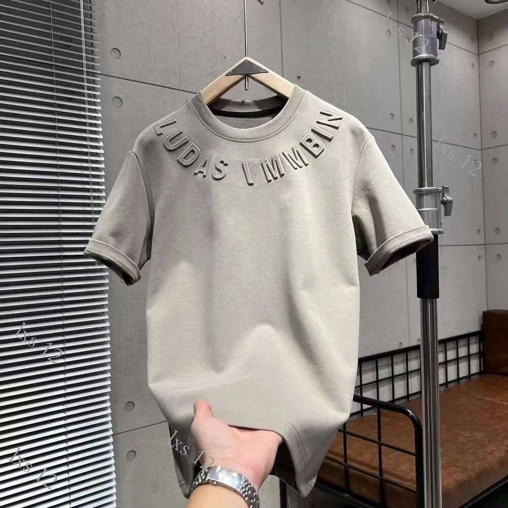 Lousi Vuittion Mens T-Shirts Designer T-Shirt Casual Mens Womens Letters 3D Stereoscopic Printed Short Sleeve Best-Selling Luxury Men's Hip-Hop Lvs Clothing 043