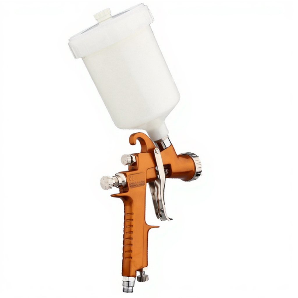 LVMP W400 Spray Gun Car Finish Painting tool 15mm Nozzle 600cc Cup Gravity Automotive Finishing air spray gun Lacquer gun