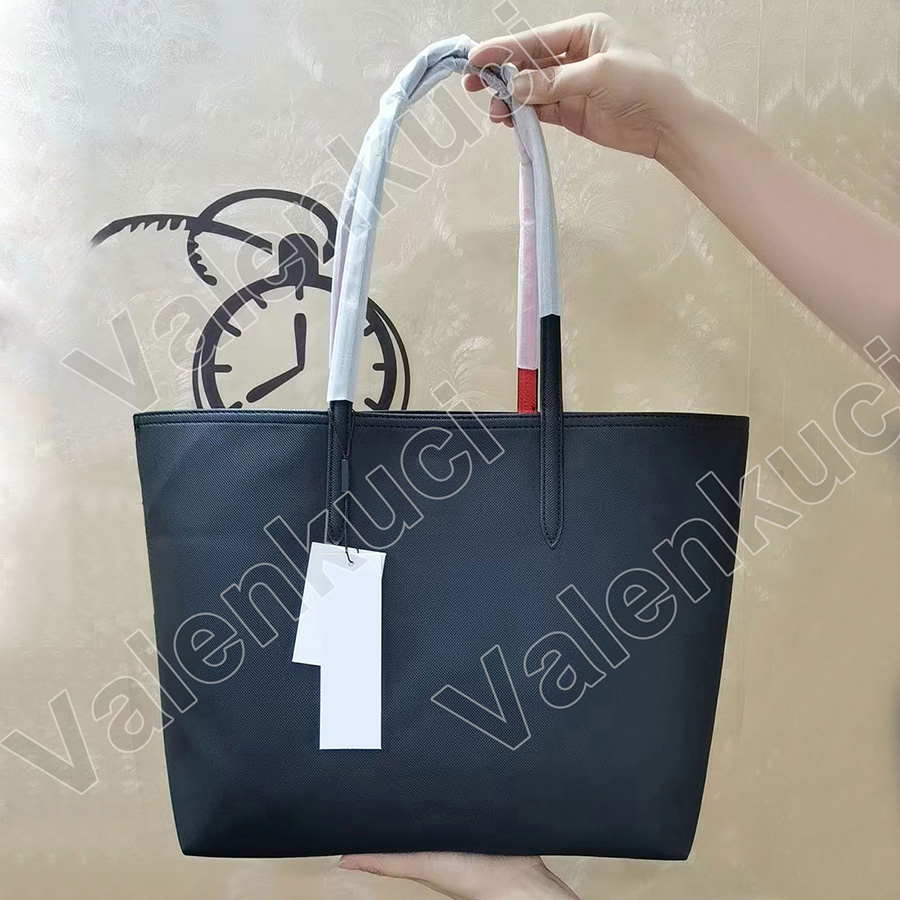 Shoulder Bags for Women Luxury Handbags Designer Large France Tote Female Crocodile Tote Double-sided Use Handbag 1388L-1