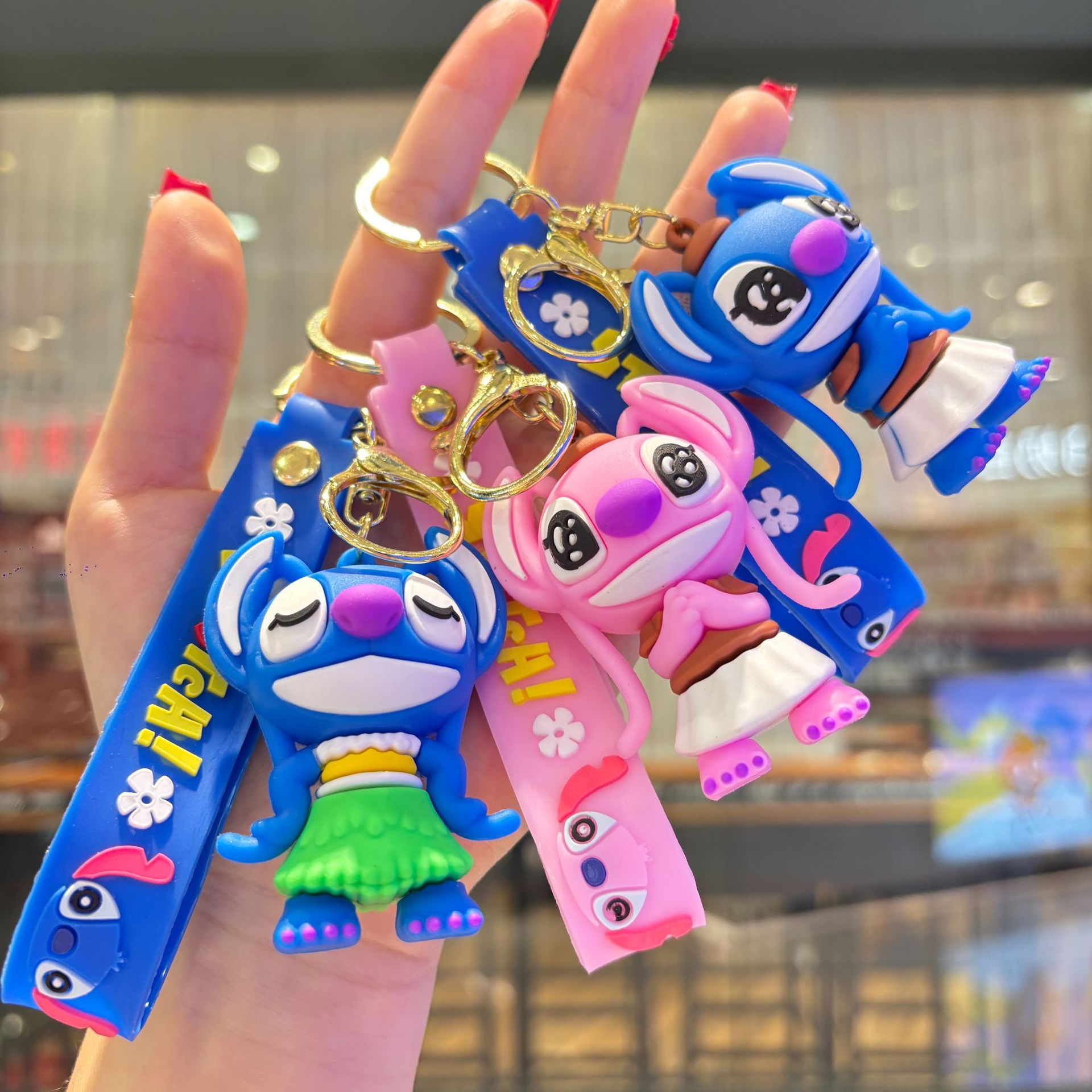 Keychains, schoolbag accessories, creative street vendor ornaments