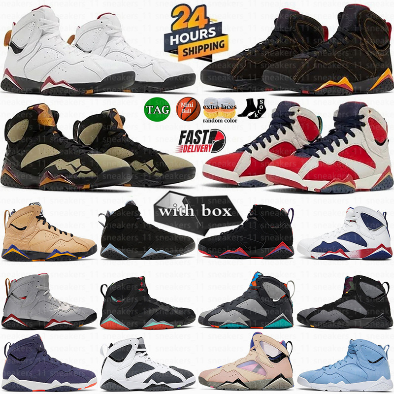 7 Mens Basketball Shoes Chambray 7s white Infrared Flint Cardinal Citrus Afrobeats Pantone Bordeaux Hare Sapphire Raptor Sneakers Trainers