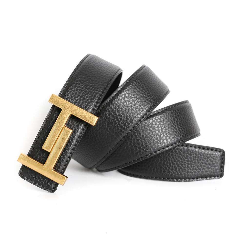 Cowskin Luxury Designer Brand Waist Belt Men Gifts High Quality Women Genuine Real Leather Dress Strap for Jeans Waistband Grey 26Y0117