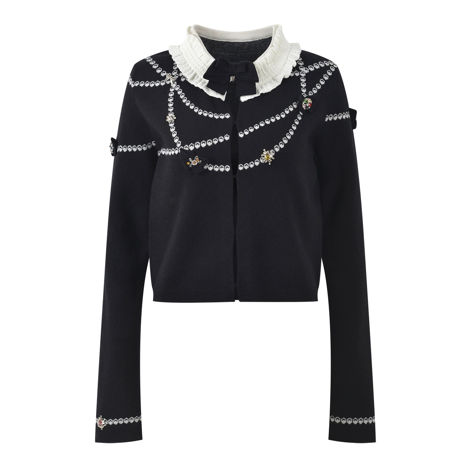 3016100 2026 Runway Spring Brand SAme Style Long Sleeve Crew Neck Cardigan Womens Clothes High Quality Womens yl