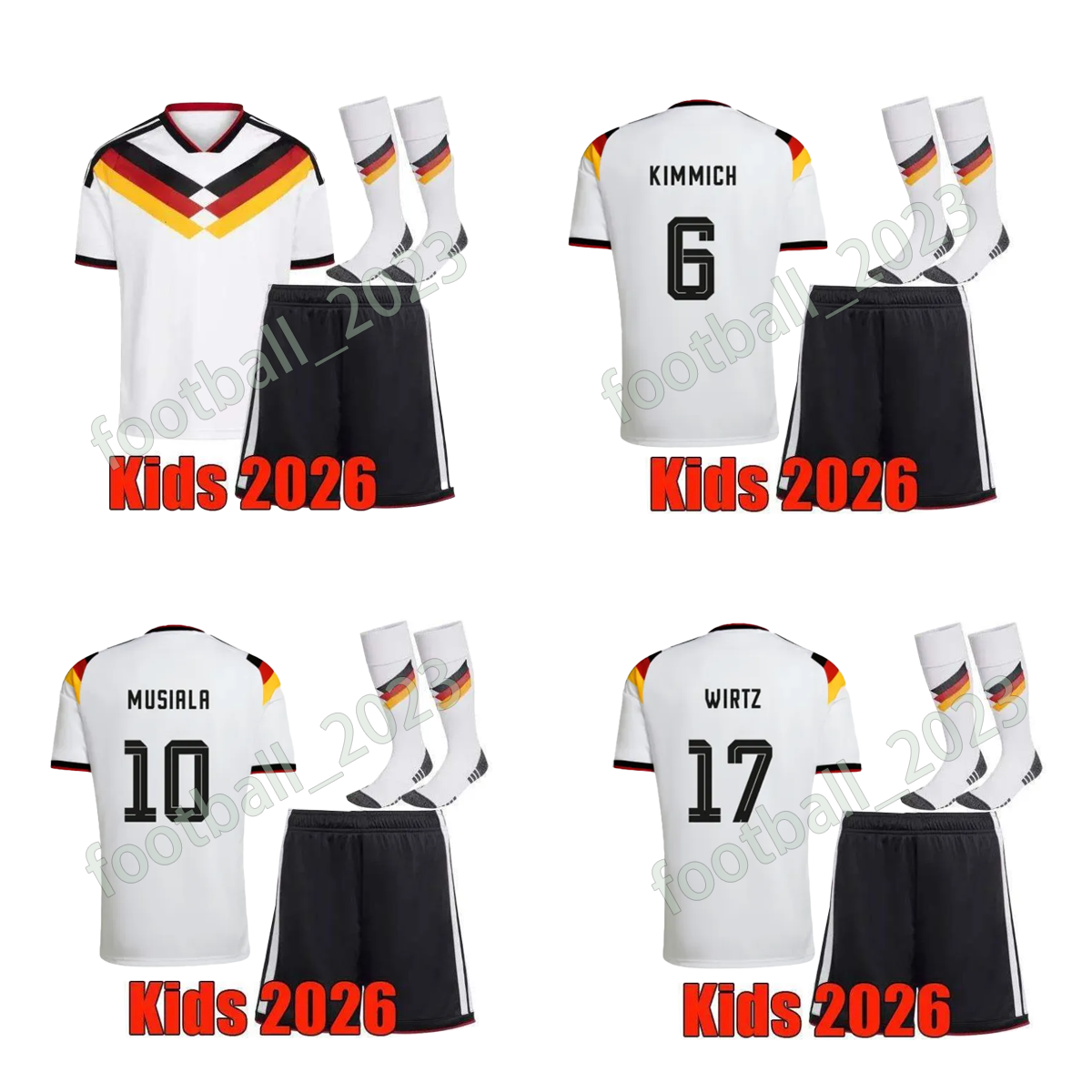 Soccer Jerseys Deutschlands trikot Retro trikot Wirtz Kimmich HAVERTZWoltemade soccer jersey FULLKRUG Adeyemi SANE football shirt