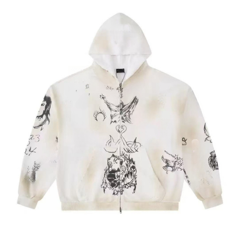 Print Hoodies and Pants Men's Plus Size Hoodies & Sweatshirts 2026ss