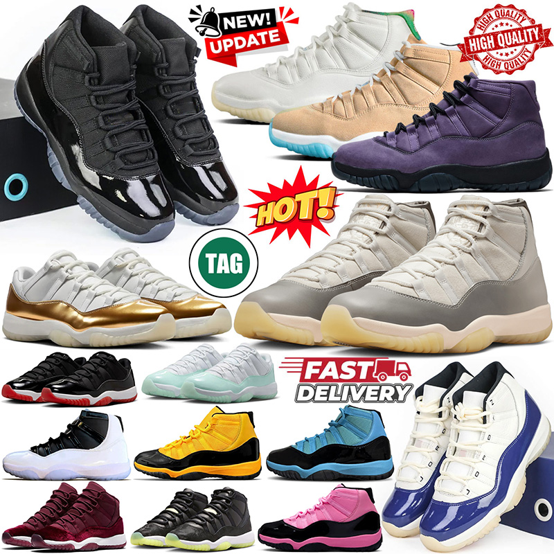 Gamma Blue 11 11s basketball shoes men women Tokyo Mojave H-Town Pearl Mothers Day Low Pink Black Cherry Cool Grey mens trainers outdoor sneakers with box