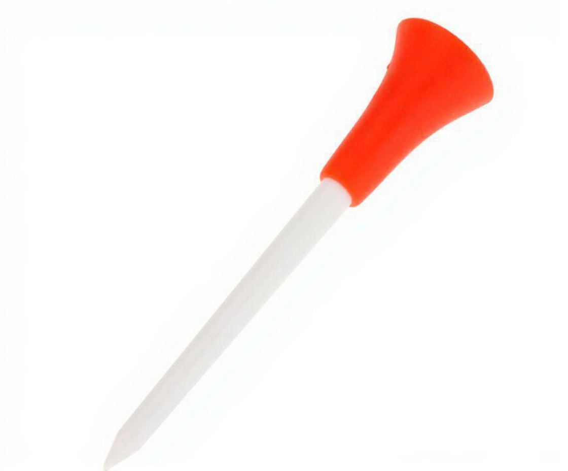WholePlastic Golf Tees Multi Color Rubber Cushion Top Golf Tee 80mm Golf Accessories 100 PcsLot hxl