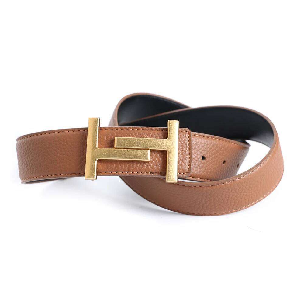 Cowskin Luxury Designer Brand Waist Belt Men Gifts High Quality Women Genuine Real Leather Dress Strap for Jeans Waistband Grey 26Y0117