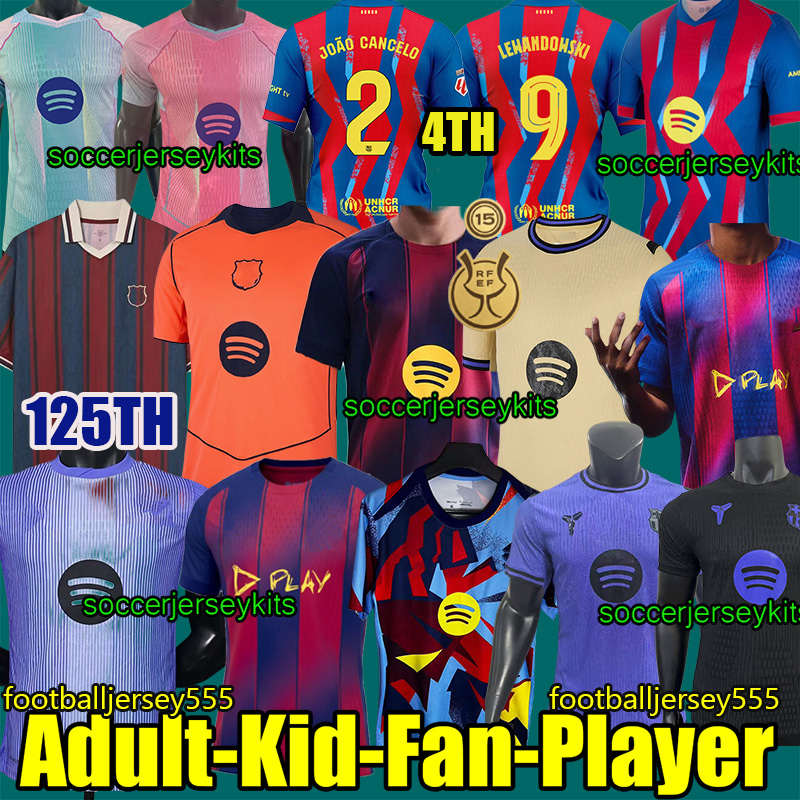 Barcelona jersey 25 26 LAMINE YAMAL PEDRI GAVI Soccer Jersey RAPHINHA Camiseta De Football Shirt KOUNDE F. DE JONG FERMIN long sleeve OLMO BALDE CUBARSI gk trainning