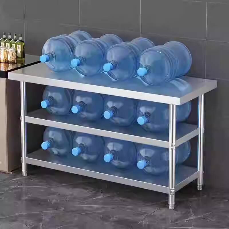 Multi-layer Workbench Operation Table Storage Rack Kitchen Boiler Restaurant Stainless Steel Shelf Stove