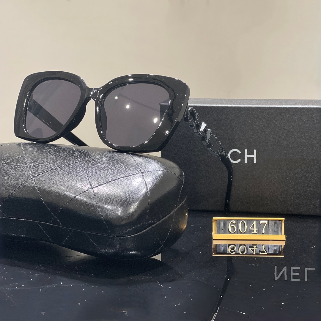 Designer sunglasses luxury for women cat eye retro eyewear popular men eyeglasses ladies outdoor Double spelling color frames Beach shading polarized glasses 666