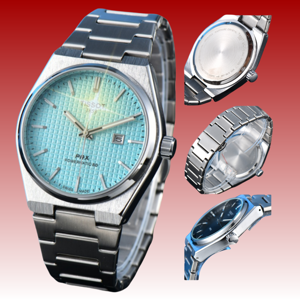 Designer brand Mens women TISSOTly PRX 1853 Watches automatic quartz Movement Male Clock Luxury Business Wristwatch F1 Designer TOP Brand 1853Tissity Watches