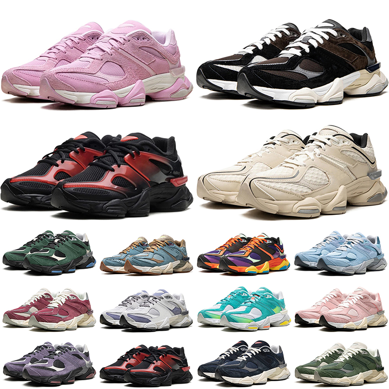 free shipping 9060 Designer Athletic Running Shoes Shock-Absorbing Soft Sole Breathable Knit Casual Outdoor Sports Trainers