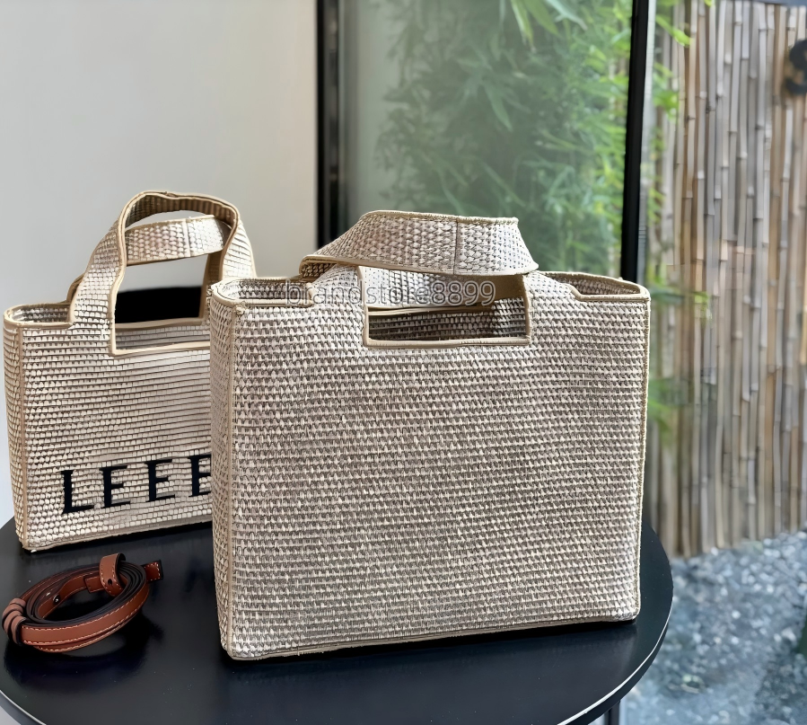 Designer tote vacation beach bag Raffias Straw Bags basket shopper bag beach bags for women Eco-Friendly tote plaited Shoulders bag Fashion item for vacation