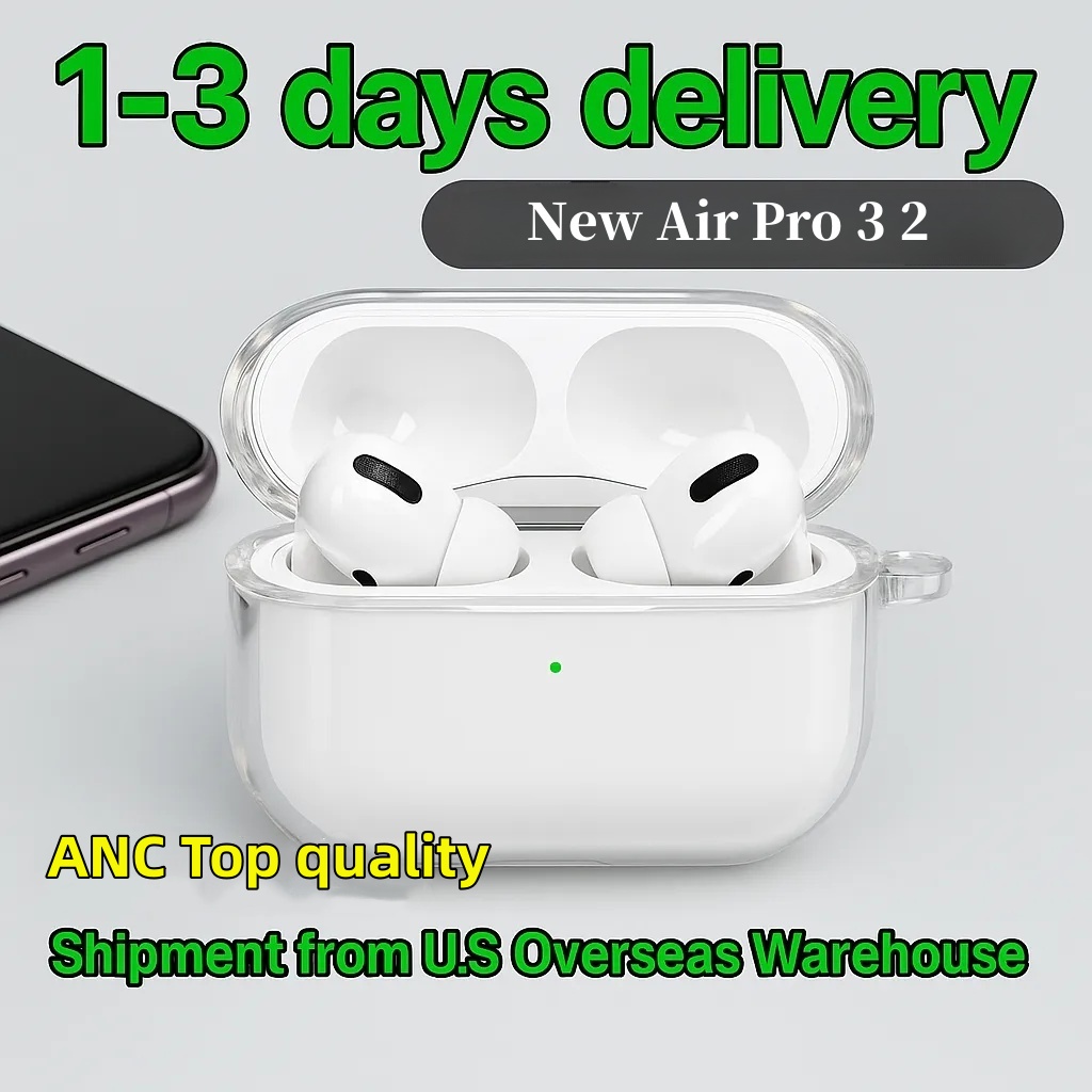 USA Delivery For Airpods pro 3 4 5 2 air max earphones Accessories airpods 4 ANC Silicone Cute Protective Headphone Cover airpods pro 2 2nd Generation Shockproof Case