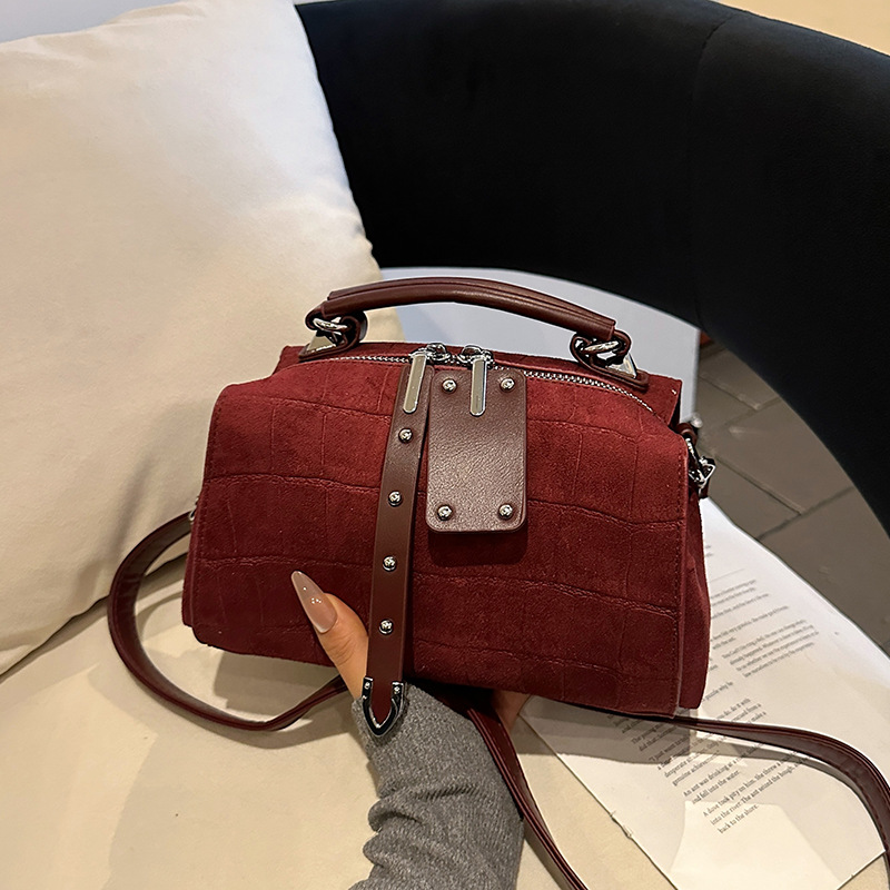 Luxury Bag 2026 Pebbled Leather Pillow Tote Bag, Convertible Boston Shoulder & Crossbody Purse, Chic & Luxurious Handbag for Travel