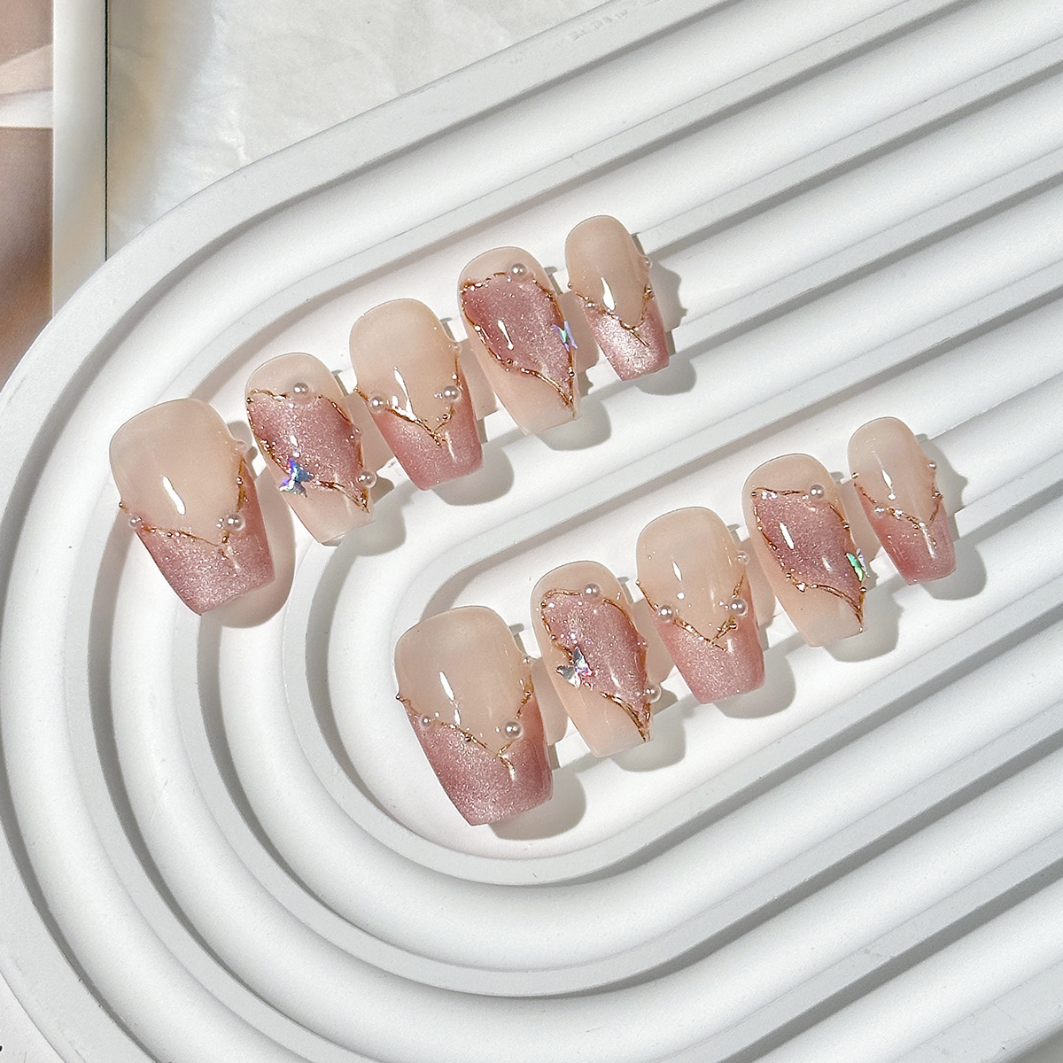 Premium Pure Handmade Armor Stickers & Nail Decals Trendy Short Ladders for Professional Boutiques