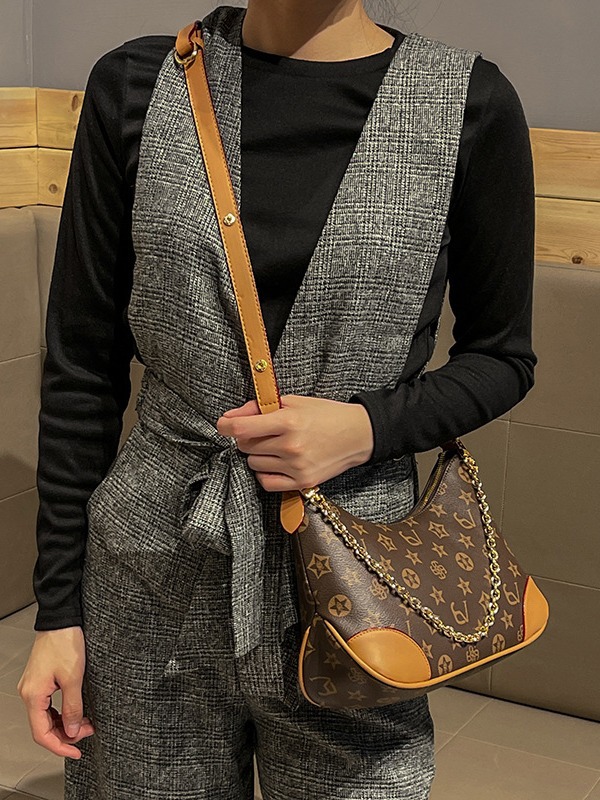 Fashion elegant women's bag 2026s new print design arrival versatile shoulder bag free shipping hot sale