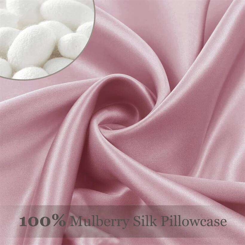 2pcs 100% Natural Mulberry Real Silk Protect Hair Skin Pillowcase Any Size Customized Bedding Pillow Case Cover 26W0117