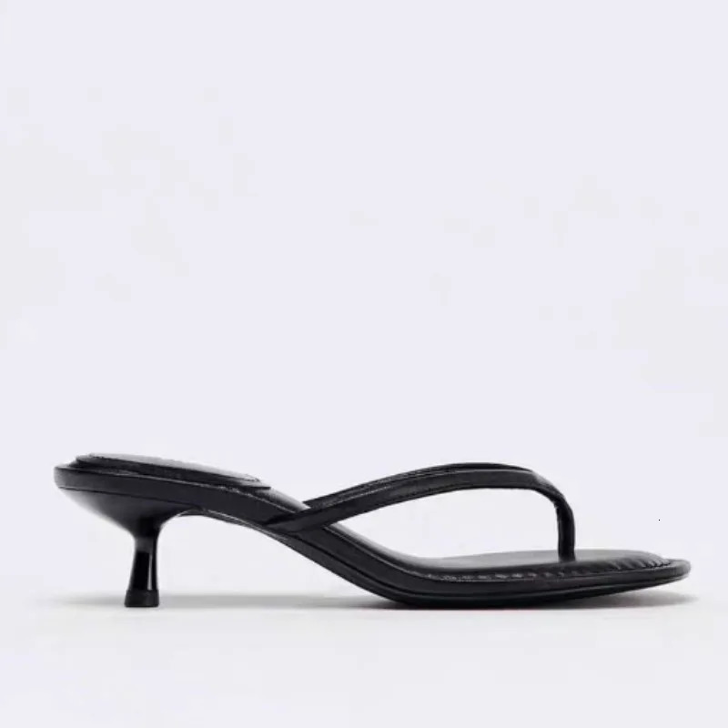 Summer Thin Low Heels Clip Toe Slippers Fashion Round Toe Suede Women Slides Casual Beach Flip Flops Sandals 260113