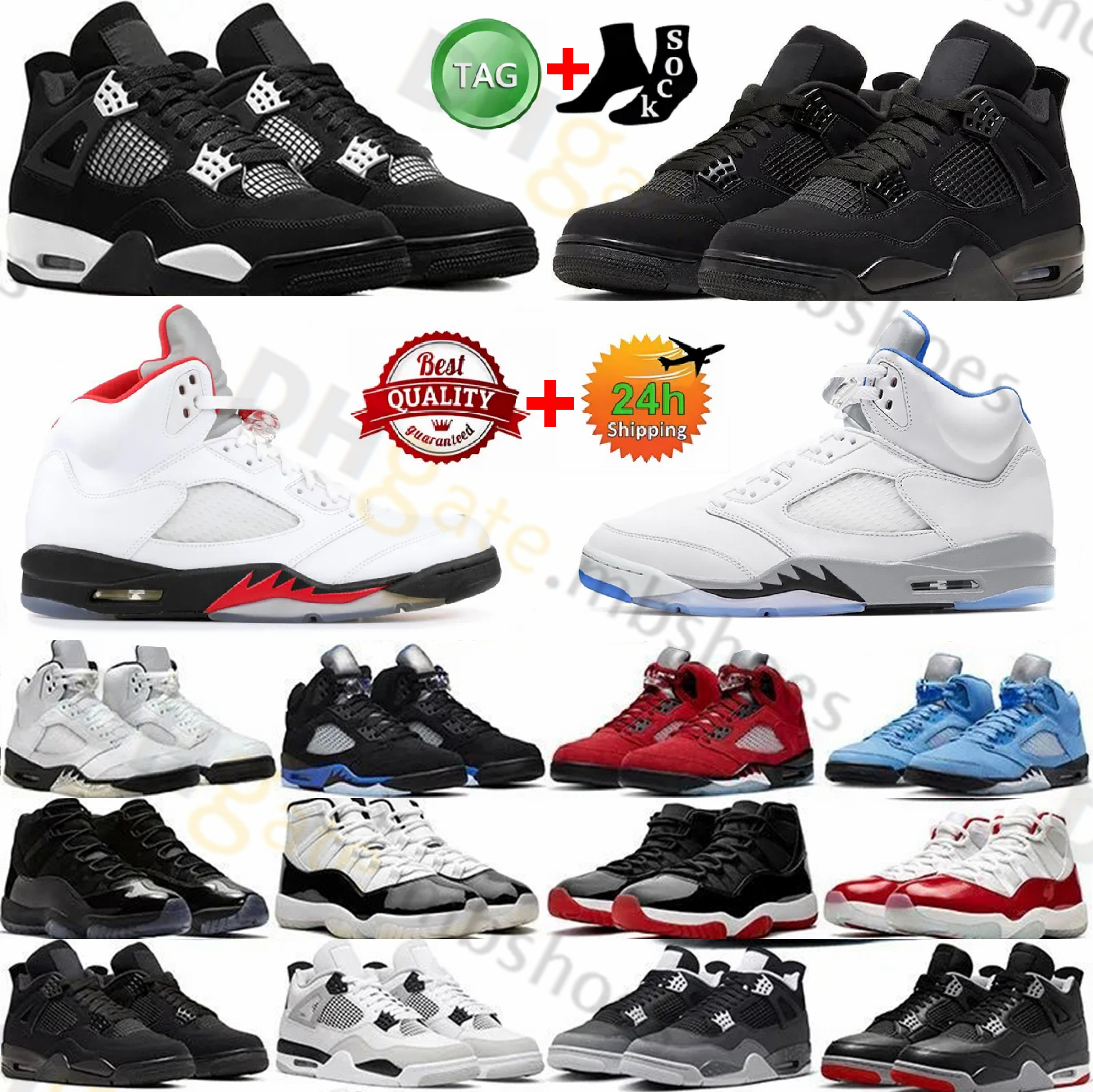 desinger shoes 4 Basketball Shoes For Men Women 4s Sneaker Military Black Cat Pine Green Seafoam White Oreo Red Thunder Unc Bred Cacao Medium Olive 5s 11s