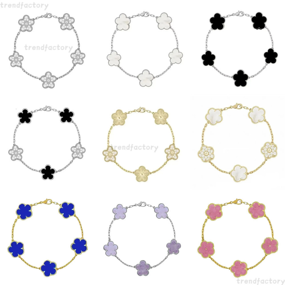 Vanly Bracelets Designer Bracelet Four Leaf Clover Bracelets Fashion Classic Designer Bracelet High Quality Jewlery Wedding Gift Party Cleef 3E7