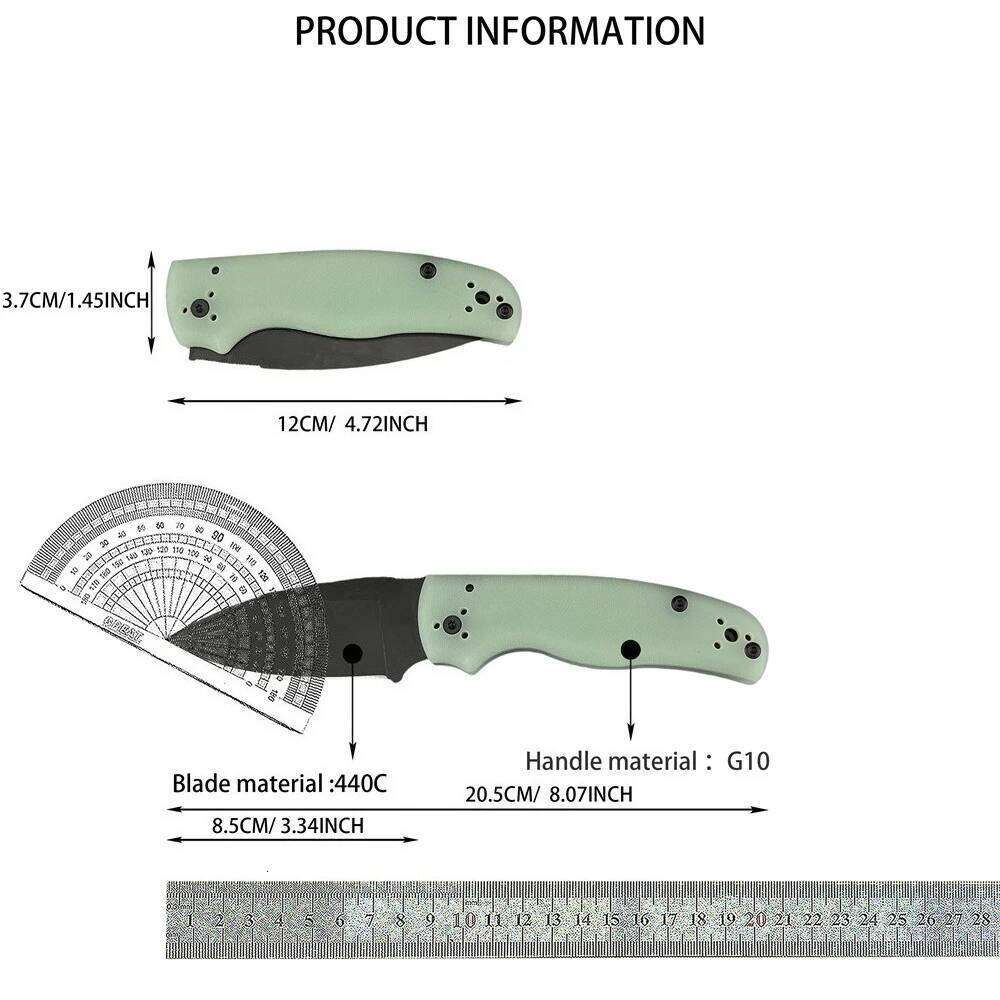 6 Style C229 Folding Camping Knife Linen / G10 /Jade Handle Sharp Stainless Steel Pocket Knives Outdoor Multi-Functional Tool Outdoor Equipment