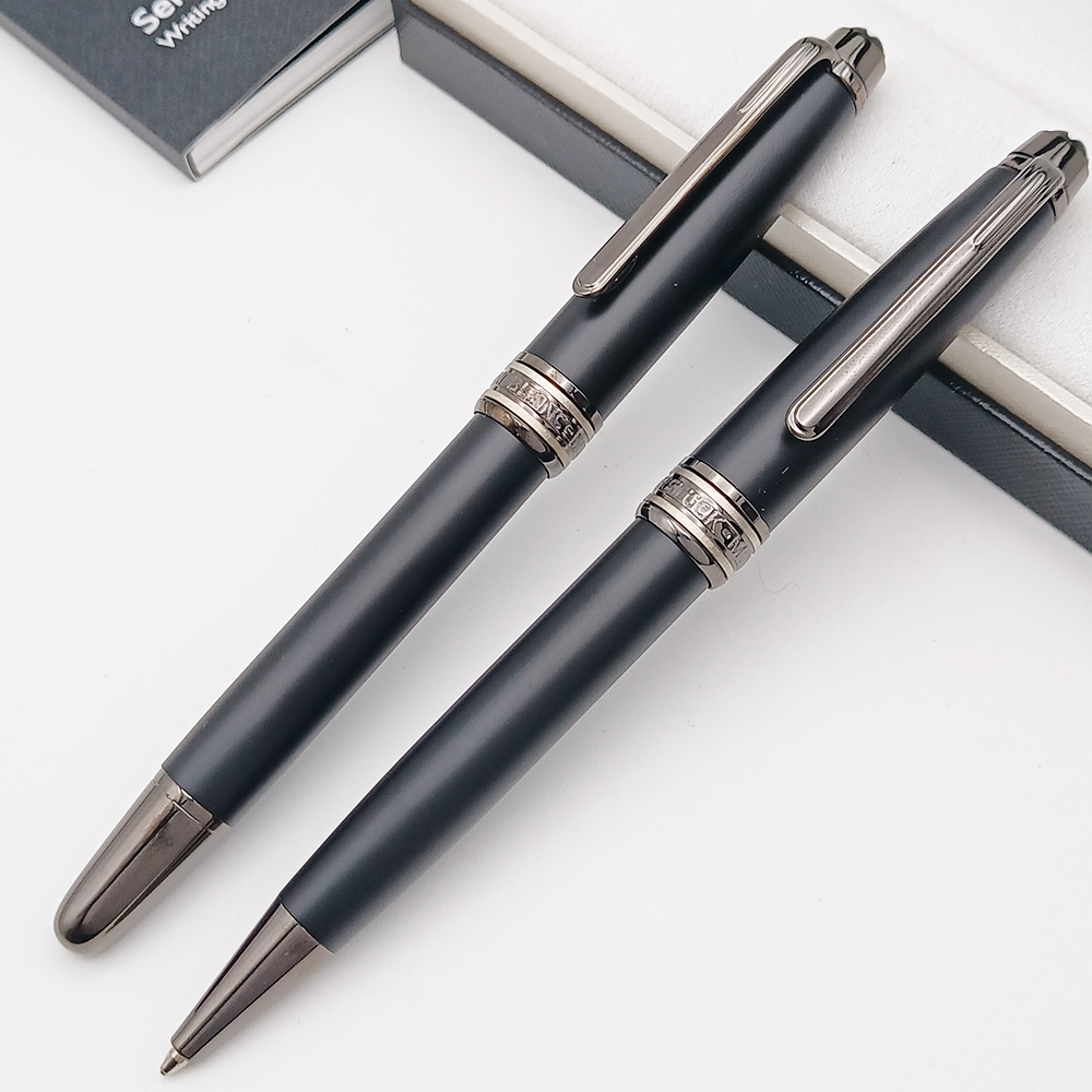 Mont Ballpoint Pen White Matte Black RollerBall Pen Blance MSK 163 Luxury Fountain Pens