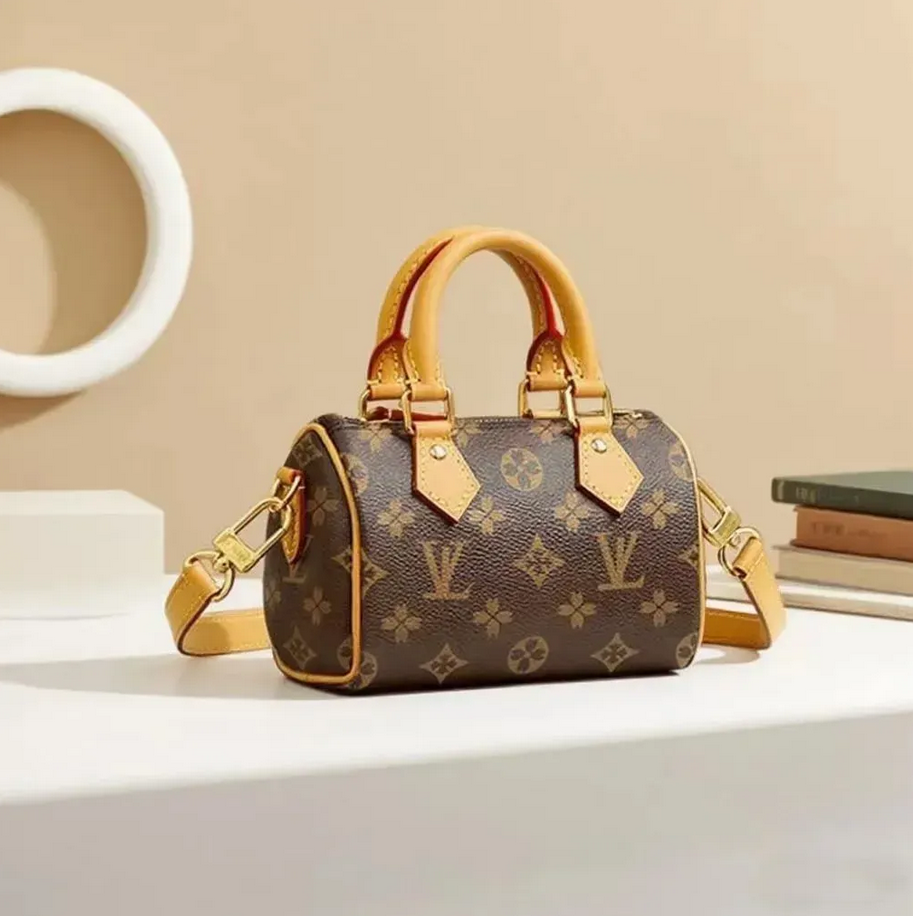 Designer Bag Shoulder Bags Mini Nano Boston Shoulder Bag Women Crossbody Luxury Brands Tote louisities vittonn bag viitton vuittion Purse Brown Flower Handbag