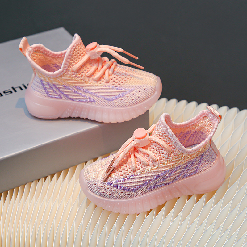 new softsoled childrens sports shoes for spring autumn and summer breathable net shoes for boys and girls casual shoes