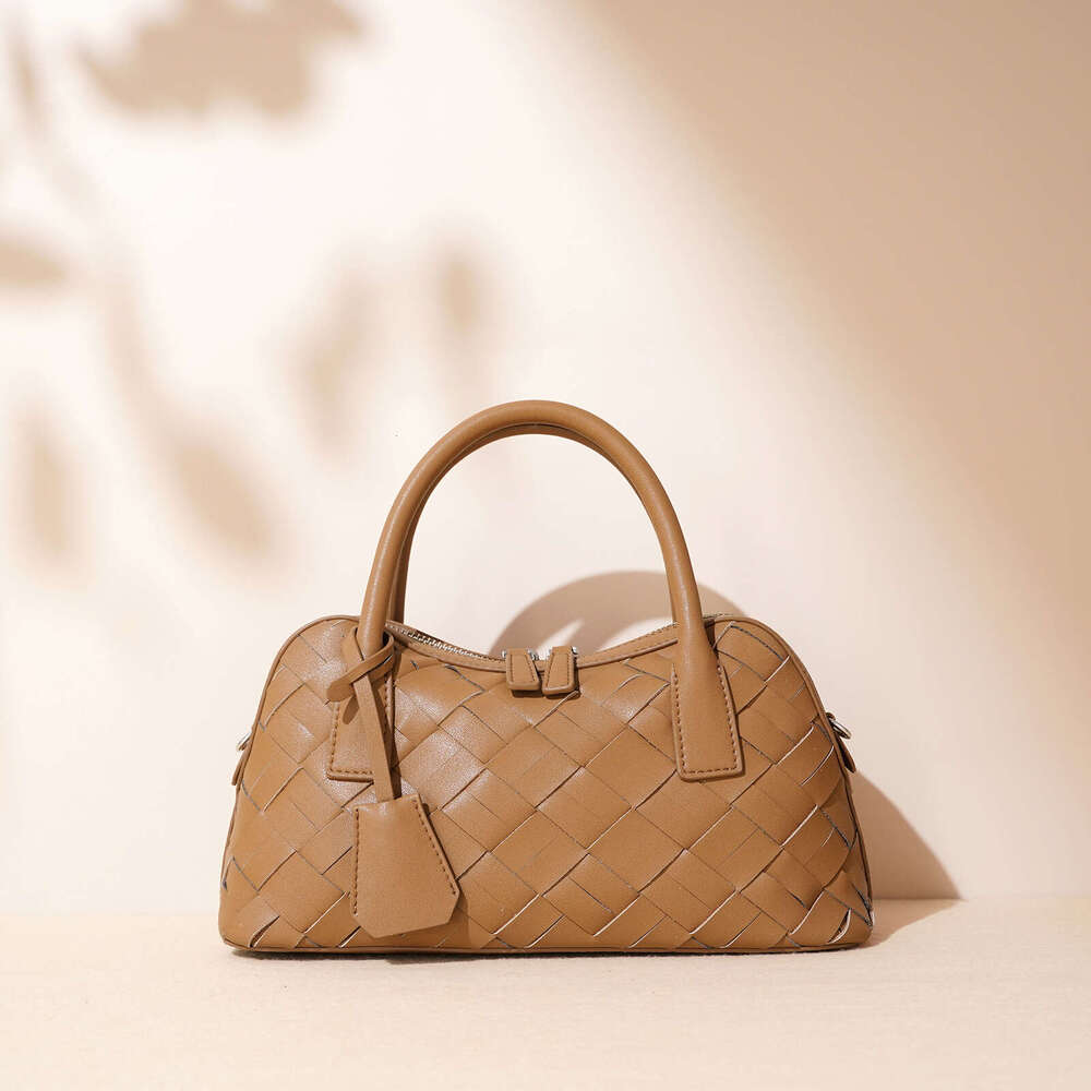 Luxury Shoulder Bags Totes Hobo Single Bowling Leather Women S New Handwoven Underarm Commuter Large Capacity Wholesale Crossbody Bag SENYY