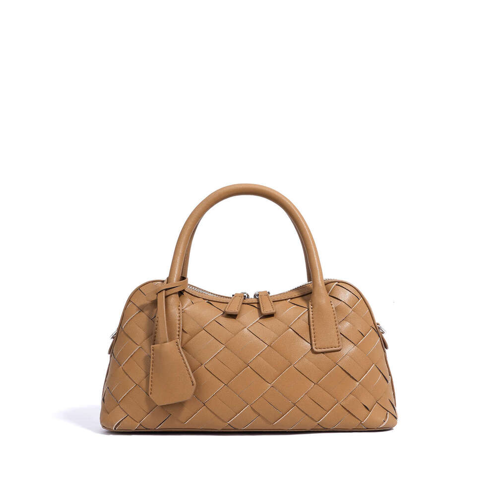 Luxury Shoulder Bags Totes Hobo Single Bowling Leather Women S New Handwoven Underarm Commuter Large Capacity Wholesale Crossbody Bag SENYY