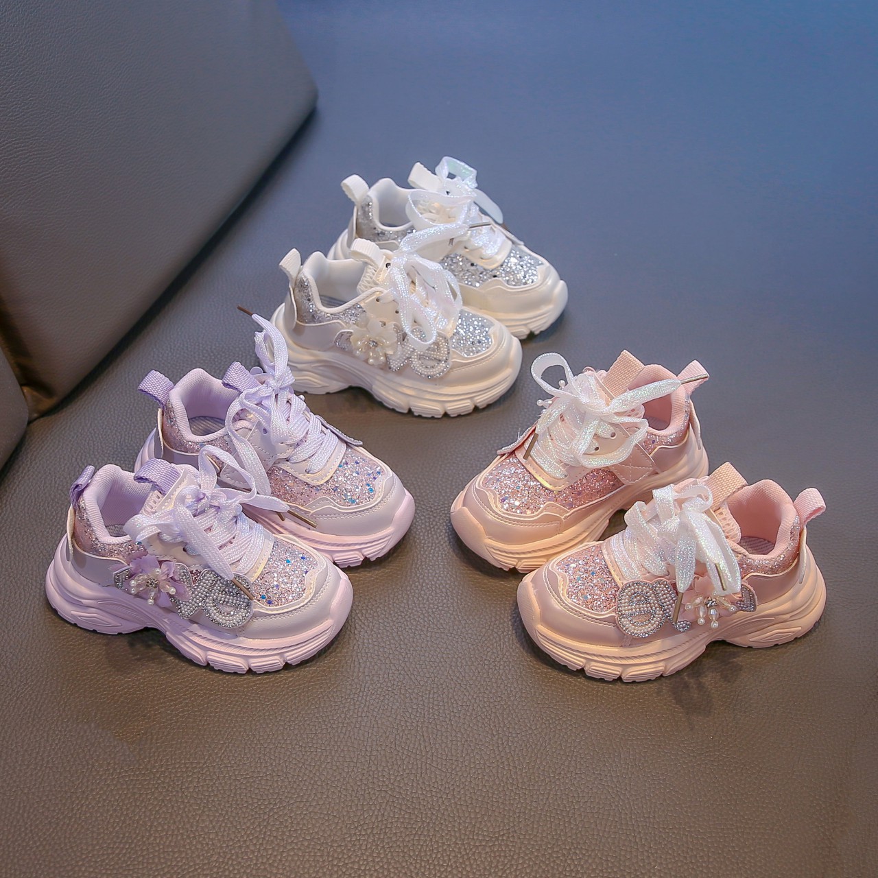 Kids Sports Shoes Children Casual Running Shoes for Boys Girls Air Mesh Breathable Fashion Sneakers Spring Summer Anti-skid Soft