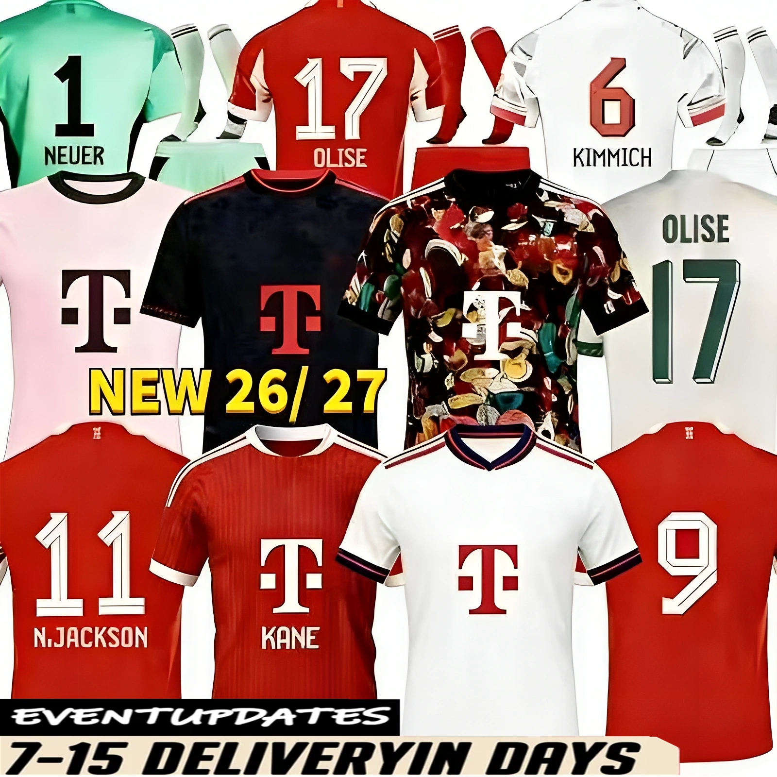 Bayern Munich25 26 KANE Bayern Soccer Jerseys 26 27 OLISE 2026 Football Shirt Kingsley Coman Musiala Kimmich Kit Kids Oktoberfest Trikot Munich Jersey Top