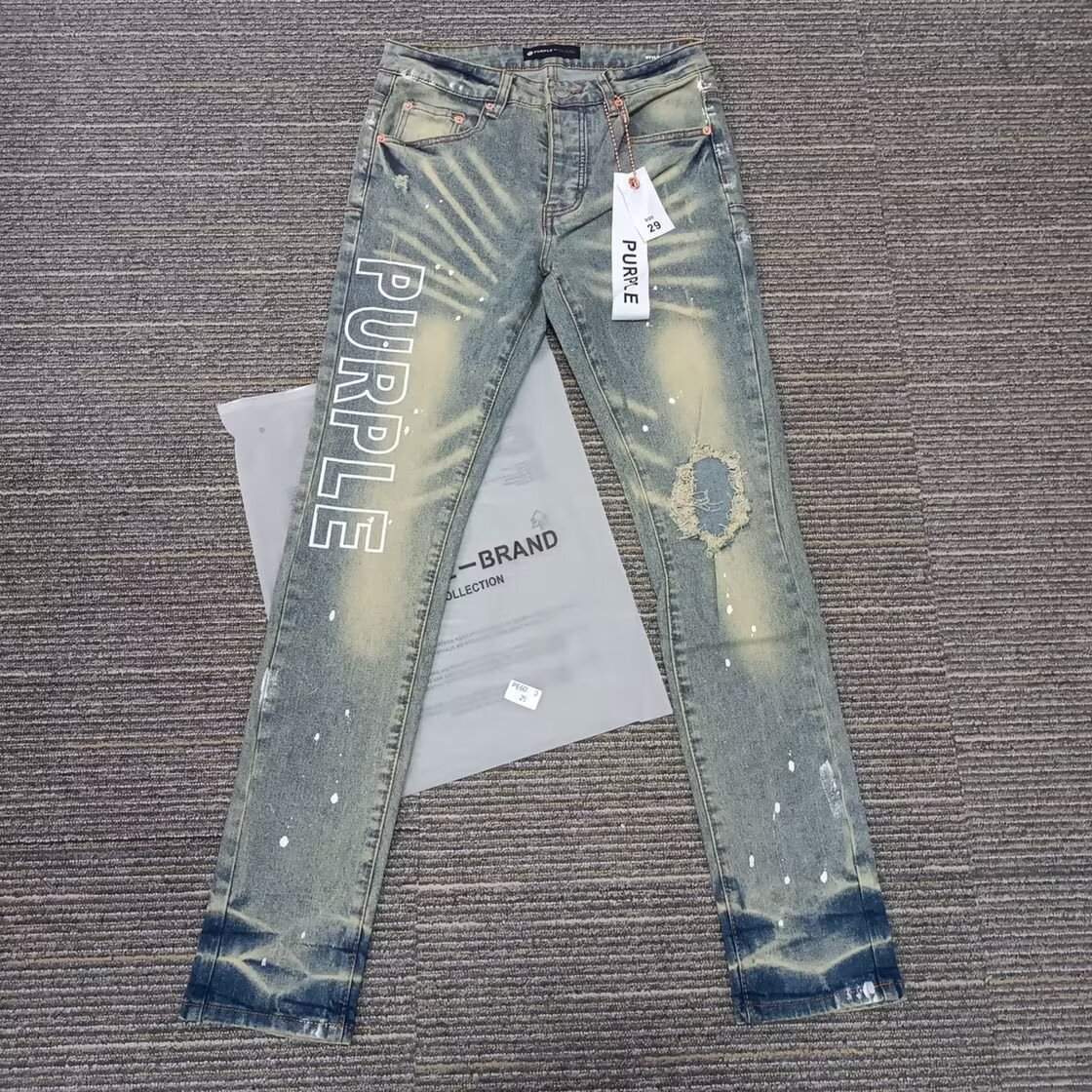 Luxury Brand Designer Clothes Hong Kong Style Trendy Men's Summer New 2025 Personalized Letter Jeans Hip Hop Trend High Street Fashion Cool Long  - view 4