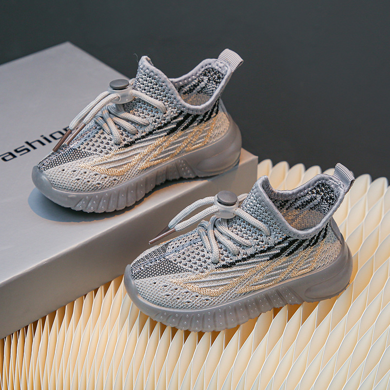 new softsoled childrens sports shoes for spring autumn and summer breathable net shoes for boys and girls casual shoes