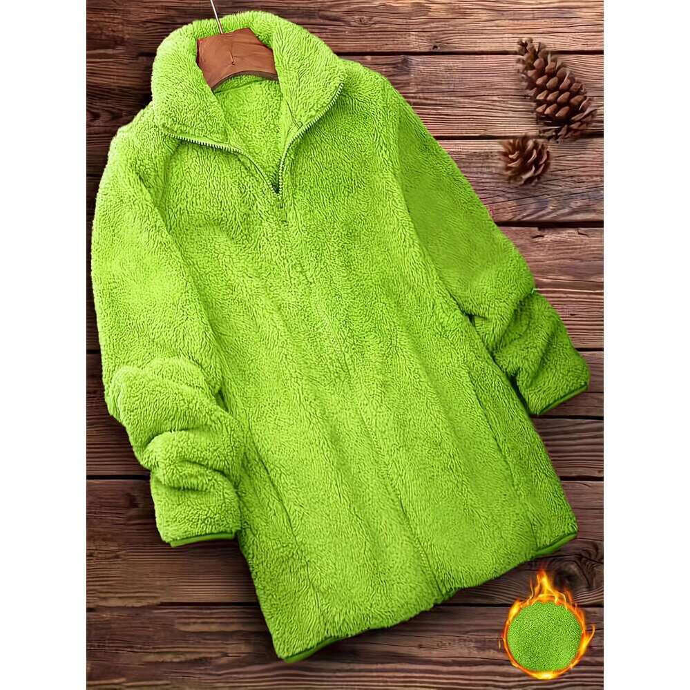 Zhehan Plus Size European And American Style Coat, Office Outfit, Winter Trend, Elegant Overcoat, Slim Fit, Comfortable Lining, Warm Fabric, Fashionab