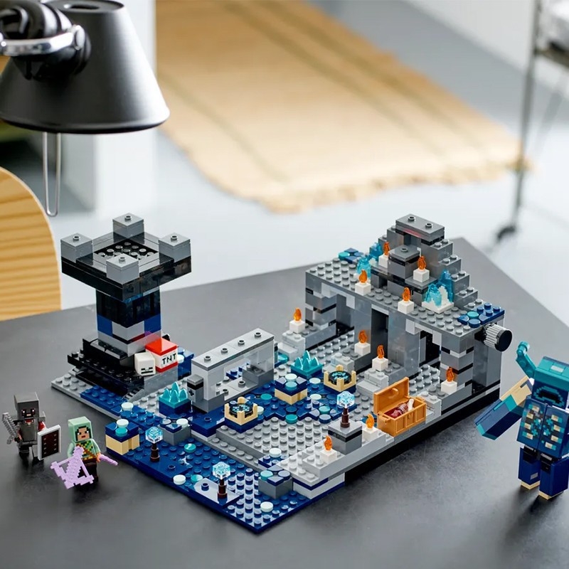 Cross-border new "My World" dark world battle 21246 building block assembly toy