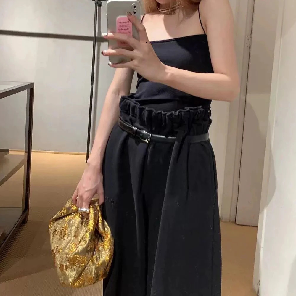 Gold Patterned Women Handbag 2025 n Womens Bag Pleated Cloud Bag Fashion Satins Dumpling Bag Female Sac All-match 260112