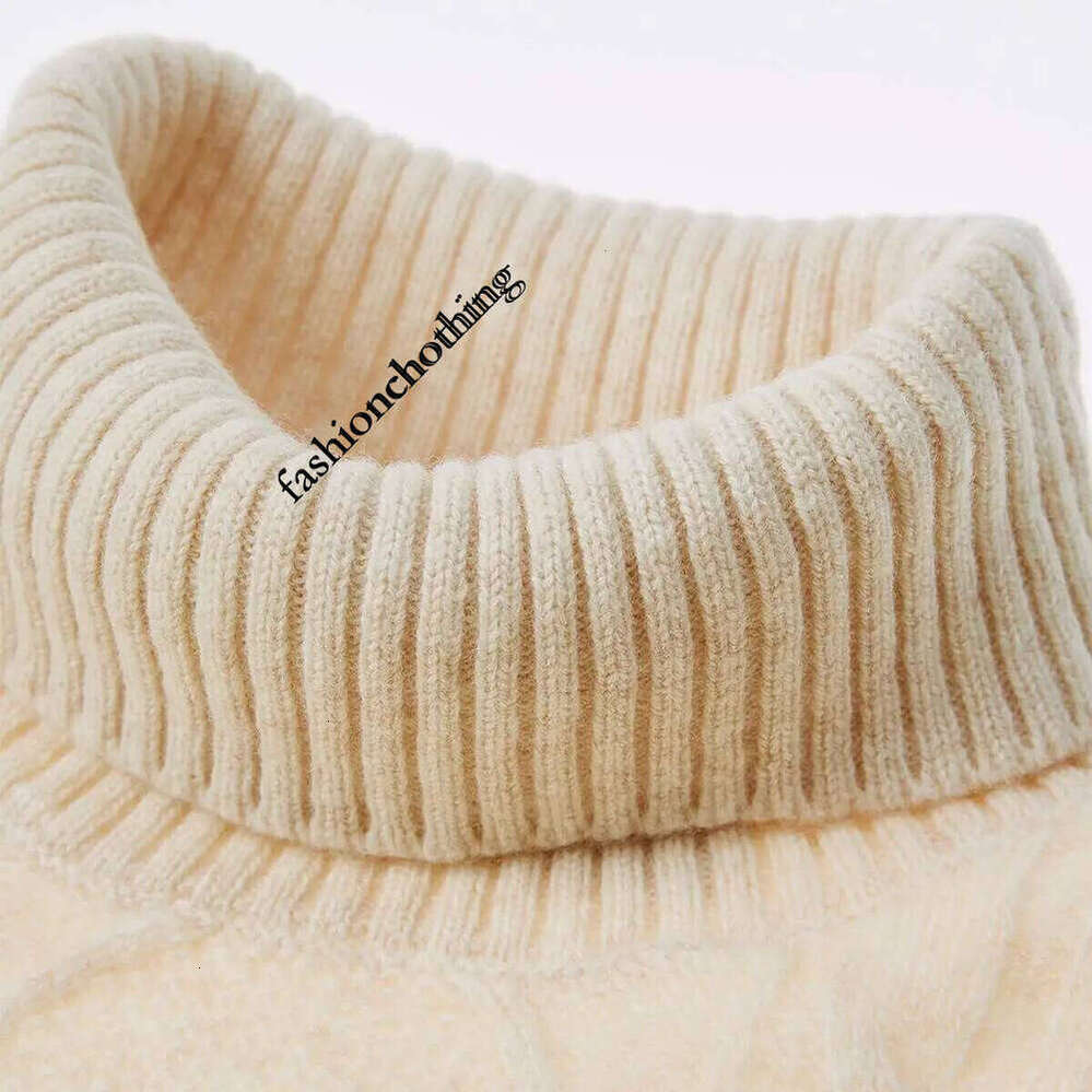 Zhehan ZHEHAN Cashmere Sweater Women Knitted Sweaters 100% Merino Wool Turtleneck Long-Sleeve Knit Pullover 2022 Winter Autumn Jumper Clothing