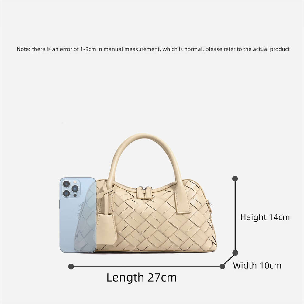 Luxury Shoulder Bags Totes Hobo Single Bowling Leather Women S New Handwoven Underarm Commuter Large Capacity Wholesale Crossbody Bag SENYY