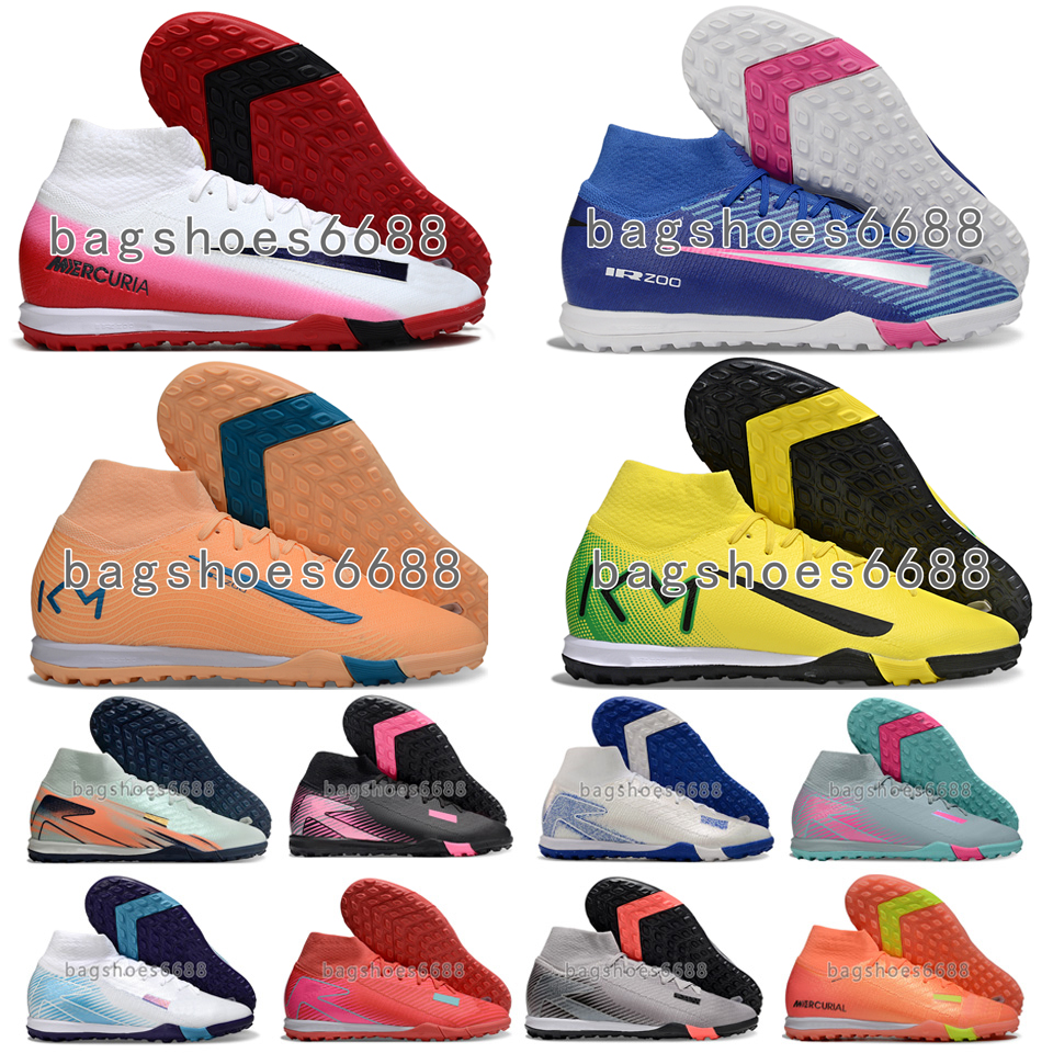 High Mbappes Mens Mercuria Superfy X Elite TF Kids Shoes Cosmic Mercuri Vap0r 16 Superfiy 10 X Elite United Soccer Cleats Dream Speed XXV Grand Purple Football Boots