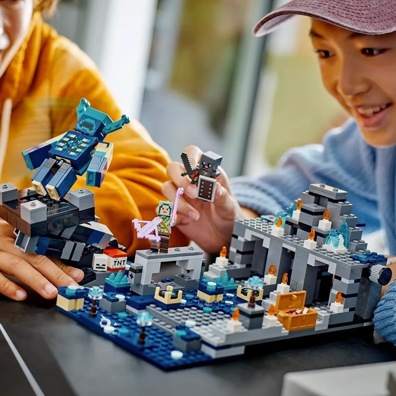 Cross-border new "My World" dark world battle 21246 building block assembly toy