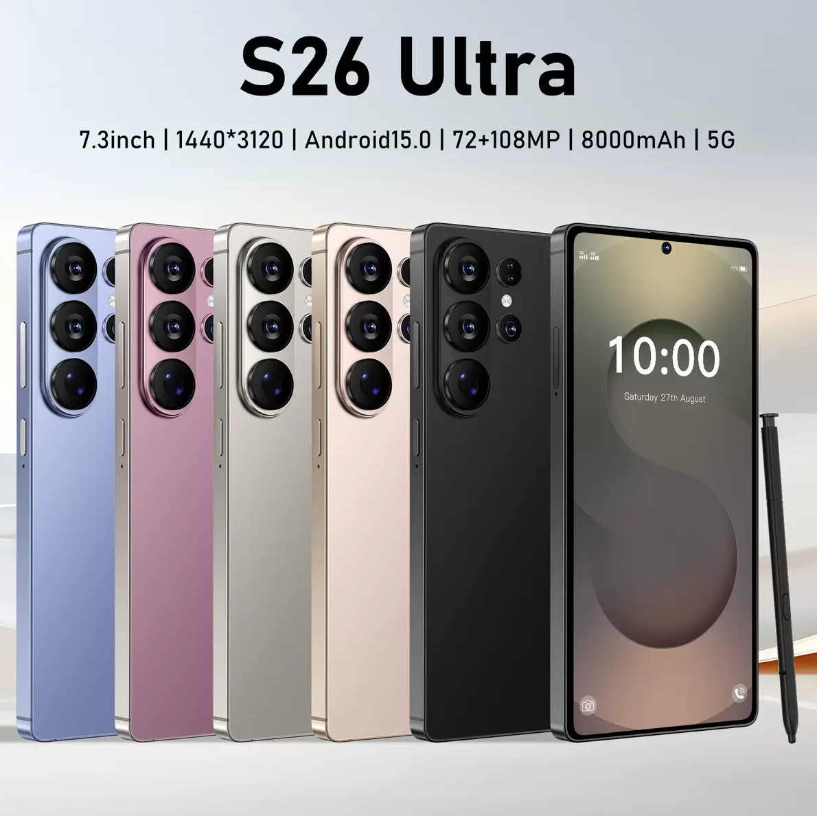 S26 Ultra 7.3Inch 5G 16GB+1TB 512GB Unlocked cell Phones Touch Screen Android Smartphone Camera s25ultra smart phones S26Ultra sealed box phone - view 9