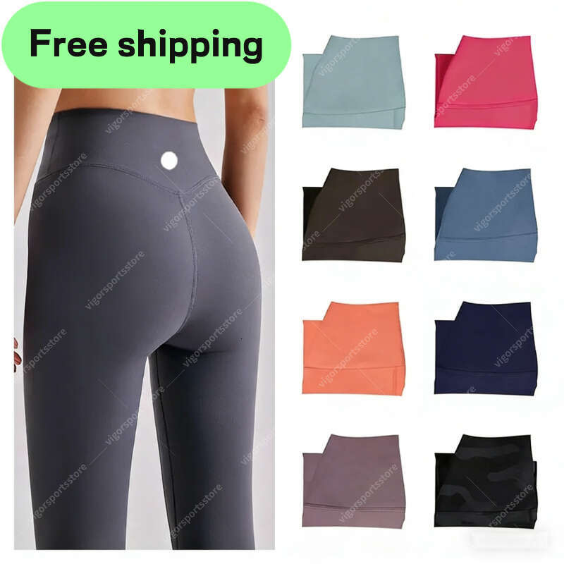 Designer Yoga Pants Yoga Outfit Womens Gym Leggings Tight Pants Womens Workout Soft High Waist Outfits Fitness Sportswear Trouse